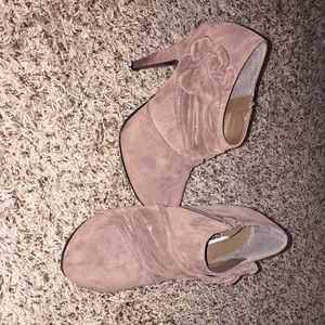 Tan Suede Booties! Brand New!